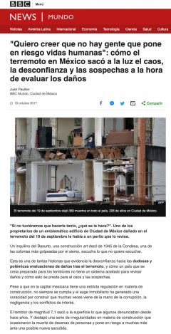 BBC Mexico earthquake