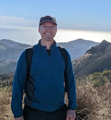 sean ferguson standing on a hiking trail in Ventura County California