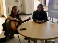 Two undergraduate student members of the STS Futures Lab write a design fiction song