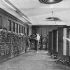 ENIAC in Philadelphia, Pennsylvania. Glen Beck and Betty Snyder program the ENIAC at the Ballistic Research Laboratory (BRL). Ca. 1945-1955. U.S. Army Photo, public domain, Wikimedia Commons
